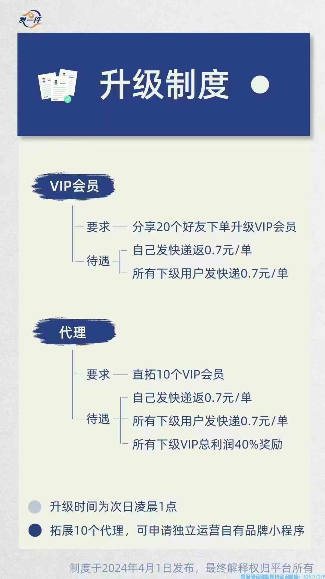 发一件项目上线人人可做，打造寄快递折扣平台，让“寄快递”为我们赚钱